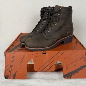WORX by Red Wing Shoes 5121 Women’s 9W Brown Leather Steel Toe Work Boots